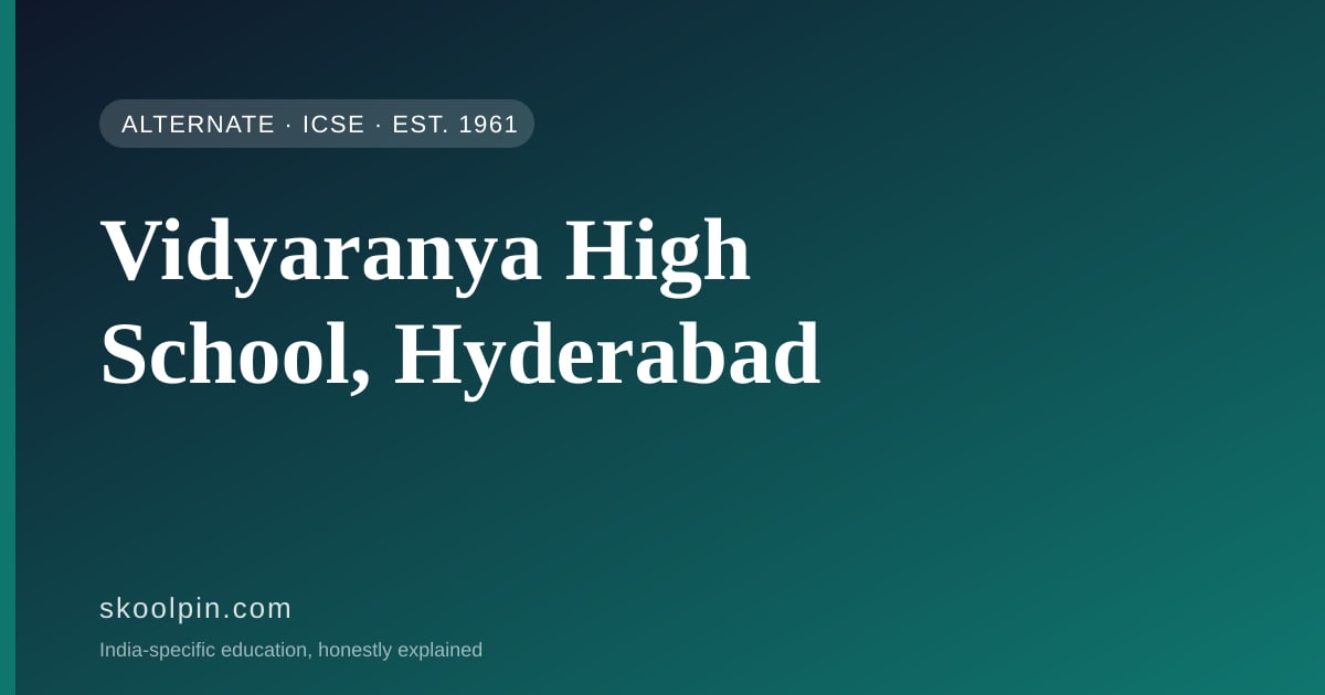 Vidyaranya High School